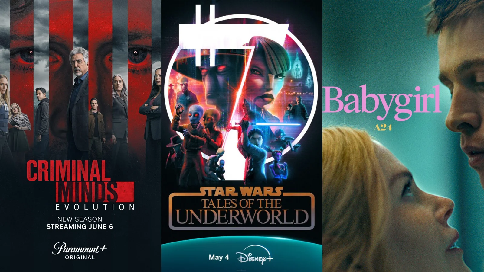 Les meilleures sorties streaming du 4 au 10 mai 2025 : Star Wars, thrillers, animes et plus